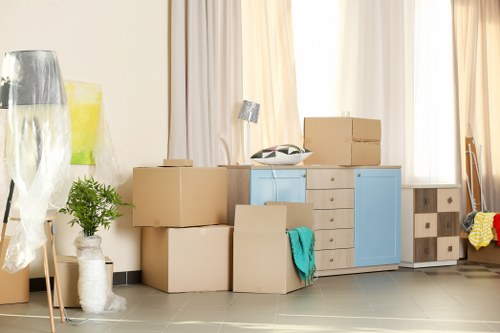 Staff handling a moving service complaint