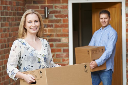 Man with van service helping with a local move in Haringey