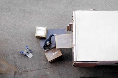Loading furniture for a local move in Haringey
