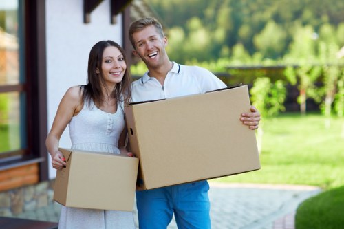 Local team collecting sofas and household furniture in Haringey
