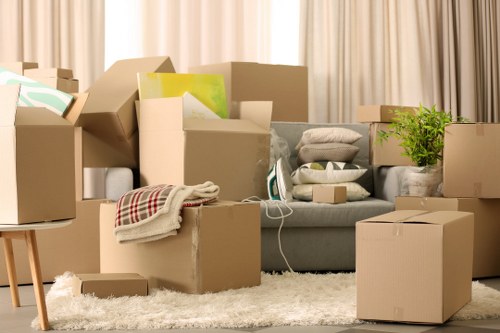 Professional movers handling furniture during a Haringey relocation