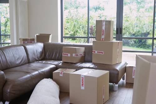 Local removal service planning a move in a Haringey street