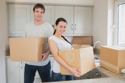 Supervisor reviewing safety procedures before a move